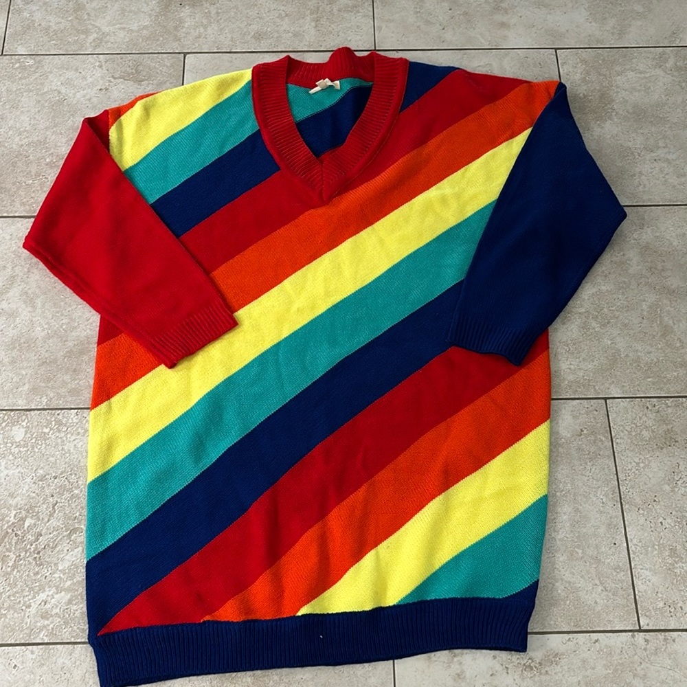 Oversized Rainbow 🌈 Sweater Pride